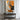 Modern Abstract Art in Burnt Orange Grey and Black on Canvas