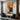 Modern Abstract Art in Burnt Orange Grey and Black on Canvas