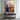 Modern Impressionist Canvas Painting with Boats in Gold and Purple