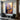 Modern Impressionist Canvas Painting with Boats in Gold and Purple