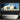 Panoramic Impressionist Oil Painting of White Sleeping Cat in Soft Blue and Cream