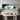 Panoramic Impressionist Oil Painting of White Sleeping Cat in Soft Blue and Cream