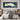 Panoramic Minimalist Oil Painting of White Sleeping Cat on Blue Background