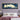 Panoramic Minimalist Oil Painting of White Sleeping Cat on Blue Background