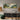 Panoramic Textured Landscape Oil Painting of Misty Mountains with Pavilion