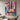 Color Block Graffiti Abstract Canvas with Urban Texture and Bright Colors