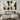 Set of 2 Abstract Oil Paintings in Beige Black and Gold