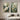 Set of 2 Impressionist Floral Oil Paintings with White Flowers and Green Foliage