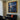 Impressionist oil painting of a starry night sky reflecting on a lake with water lilies