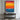 Color stripe abstract canvas art with vibrant sunset tones in red, orange, yellow, and blue