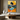 Original Landscape Canvas Art of Trees and Sunset Lake Reflection