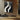 Textured Abstract Oil Painting In Black And White With Flowing Ripple Patterns