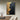Textured Knife Painting in Black and Metallic Gold Abstract Style