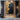 Textured Knife Painting in Black and Metallic Gold Abstract Style