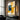 "Volcanic Bloom" abstract oil painting featuring a dynamic explosion of vibrant yellows, oranges, deep blues, and blacks with thick, textured brushstrokes creating a powerful color field.