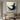 Abstract oil painting of a soaring bird formed by swirling black and white brush strokes