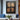 Original abstract oil painting "Woven Time Panels" featuring four textured squares with grid lines, evoking an aged parchment look against a dark background.