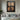 Original abstract oil painting "Woven Time Panels" featuring four textured squares with grid lines, evoking an aged parchment look against a dark background.