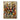 Abstract African Dancer Painting with Bold Silhouettes and Color Accents on Canvas