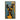 Abstract Cartoon Dog Wall Art in Yellow and Teal