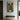 Abstract Cartoon Dog Wall Art in Yellow and Teal