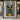 Abstract Cartoon Dog Wall Art in Yellow and Teal