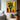 Abstract Pop Art - Bold Black & Red Contrast on Vibrant Yellow #SA146
