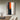 Abstract Color Block Painting in Orange Black and Taupe