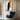 Abstract Color Block Painting in Orange Black and White