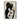 Handmade Abstract Couple Oil Painting in Black White and Gold