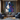 Hand-Painted Abstract Dog Oil Portrait in Blue and Purple Expressionist Style