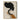 Abstract oil painting of a female profile with layered black silhouettes against a textured beige background, blending white and ochre accents.  