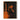 Abstract oil painting of a bold orange female silhouette with minimalist curves against a deep charcoal-black background.