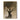 Expressive Abstract Figurative Canvas With Raised Arms In Sepia And Black