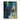 Abstract Figurative Couple Canvas Painting in Blue Yellow and Cream