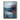 Abstract Forest Landscape Canvas Wall Art in Blue and Red Tones
