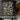 Golden Fracture Abstract Geometric Textured Painting in Black and Gold