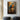Expressive Abstract Oil Painting of a Colorful Kingfisher Bird on Wood