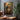 Expressive Abstract Oil Painting of a Colorful Kingfisher Bird on Wood