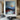 Abstract Landscape Canvas Wall Art in Red Blue and Black