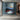 Abstract Landscape Canvas Wall Art in Red Blue and Black