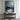 Abstract Landscape Canvas Wall Art in Red Blue and Black