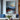 Abstract Landscape Canvas Wall Art in Red Blue and Black