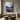 Abstract Landscape Canvas Painting in Red and Blue Tones