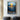 Golden Moon Reflecting On Blue Ocean In Abstract Landscape