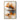 Abstract Landscape Oil Painting Amber Reflection in Orange and Beige