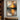 Abstract Oil Painting Luminous Cross in Gold and Grey with Metallic Texture