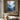 Abstract Minimalist Oil Painting in Blue and Grey Tones