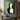 Abstract Minimalist Figurative Oil Painting in Green and Black