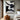 Abstract minimalist black and white oil painting with flowing texture